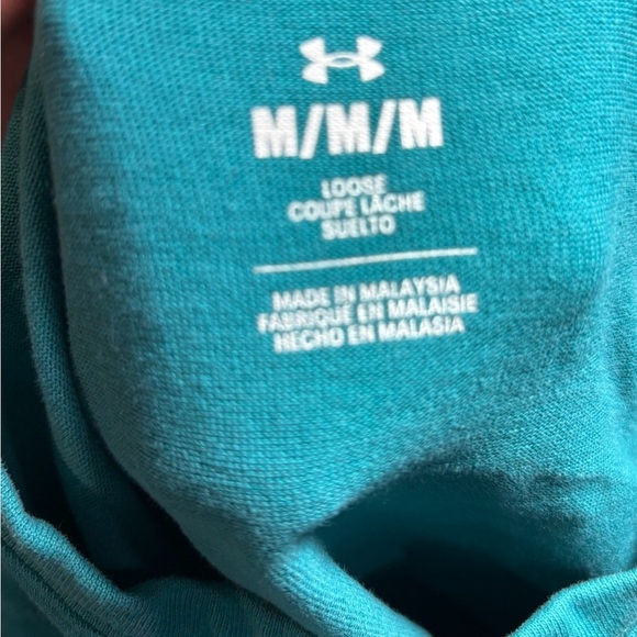 Under Armour Project Rock Women's t-shirt Size Medium Iron Paradise Casual - Picture 4 of 5